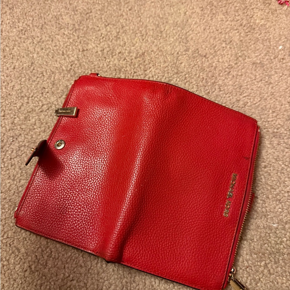 Michael Kors Vibrant Red Wallet